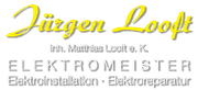 Jürgen Looft Elektromeister in Neumünster Text-Logo
