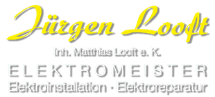 Jürgen Looft Elektromeister in Neumünster Logo